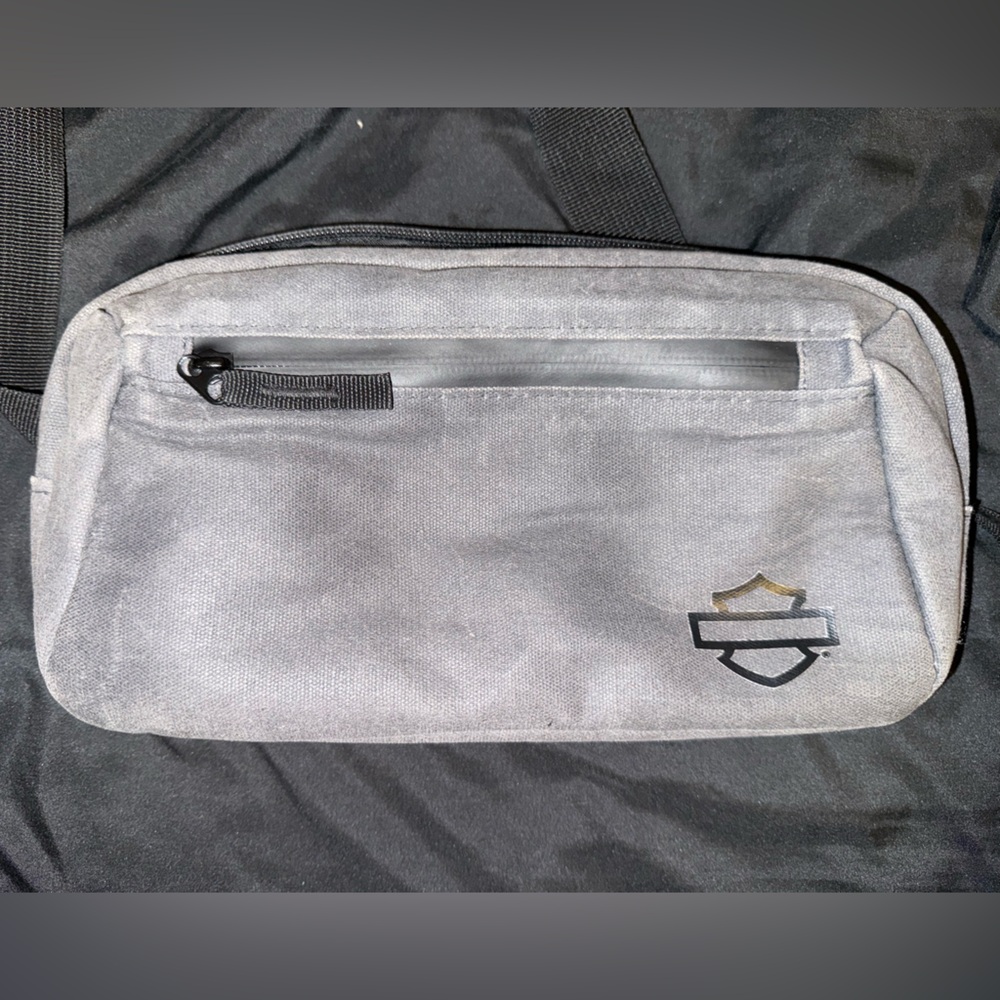 Gray Crossbody Bag